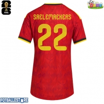 Belgia Alexis Saelemaekers #22 Hjemmedrakt Dame VM 2026 Kortermet